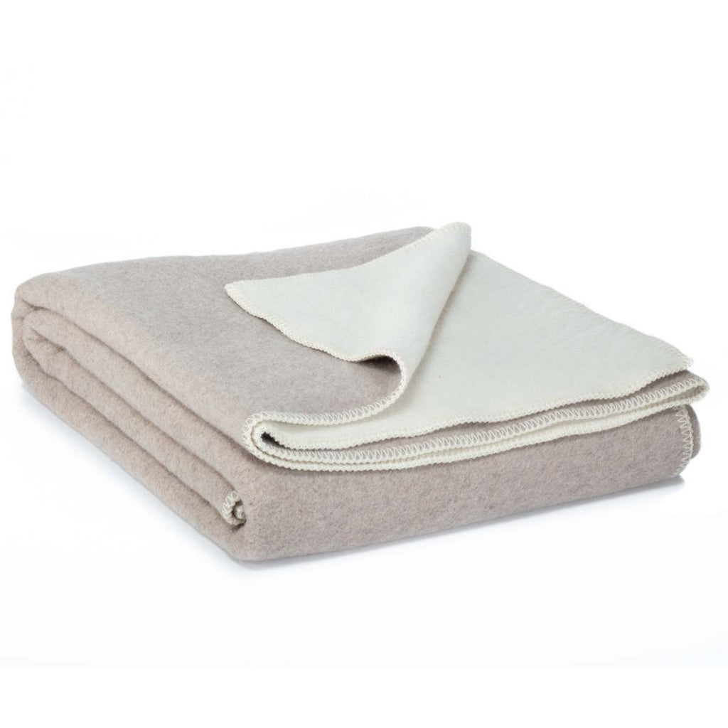Merino wool blanket CASTLE WHITE
