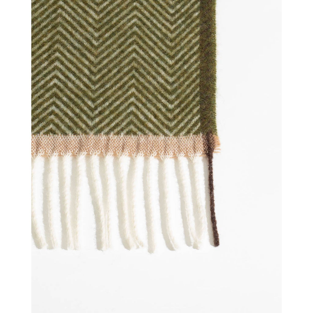 Wool Throwd Denver Olive