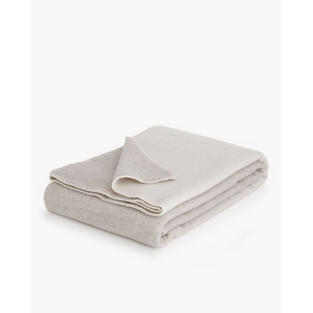 Merino/Cashmere beddeken ivoor duin