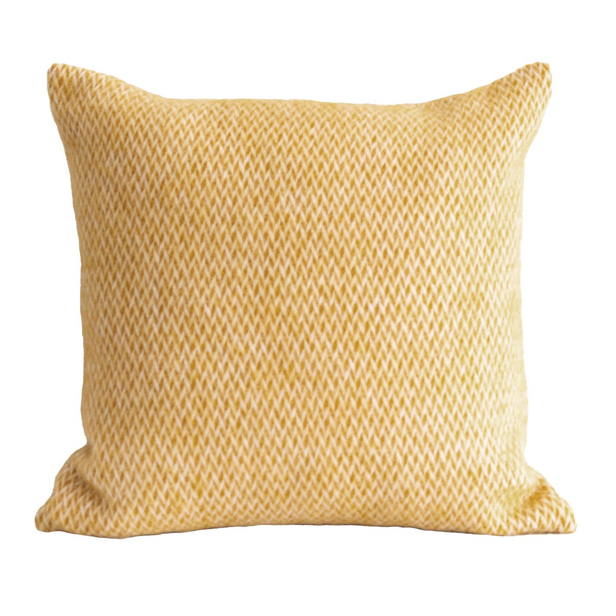 Fanny wollen kussenhoes,  geel