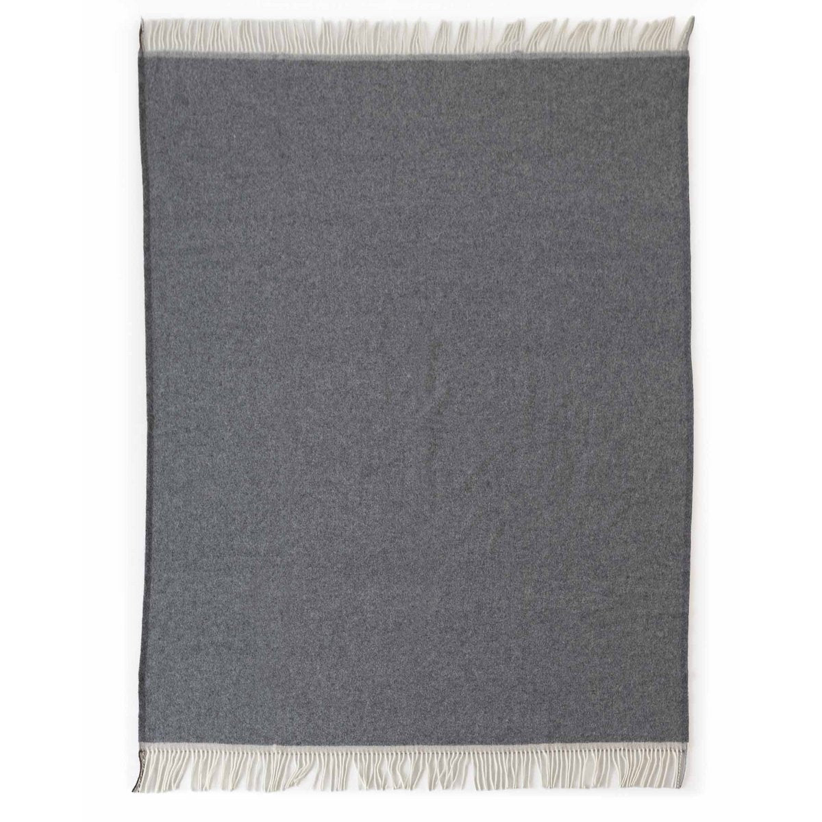 Merino/Cashmere Throwed Blanket Milan Grigio Orlo