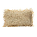 Het raffia kussenhoes, rechthoekig - natuurlijk - 30x50