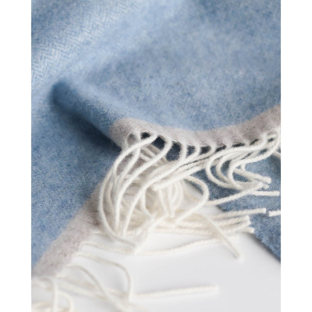 Merino/cashmere plaid MILANO - blue