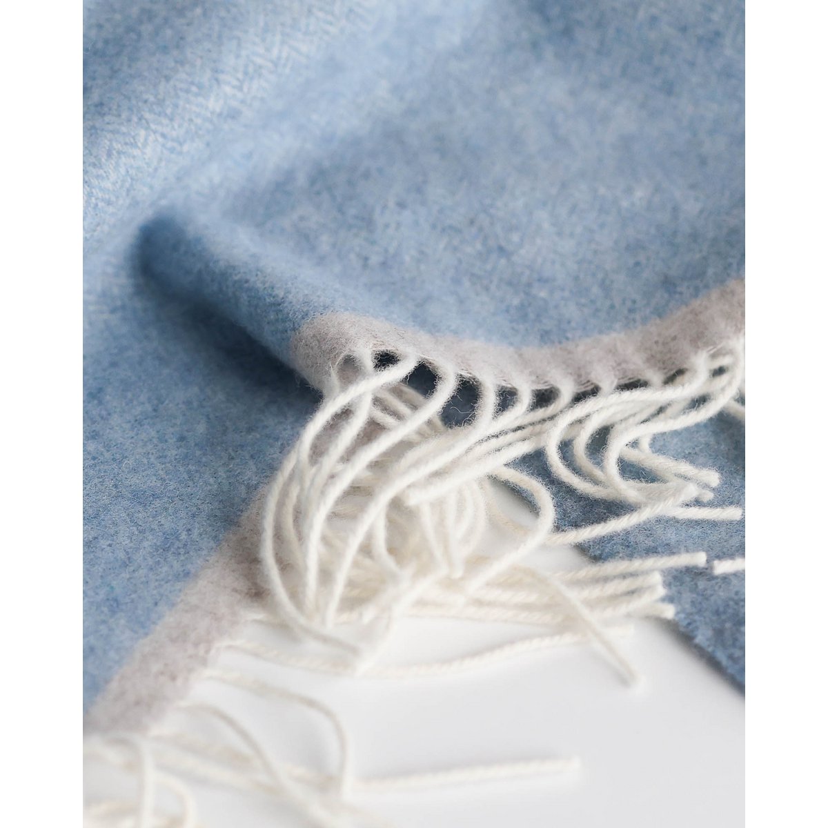 Merino/cashmere plaid MILANO - blue