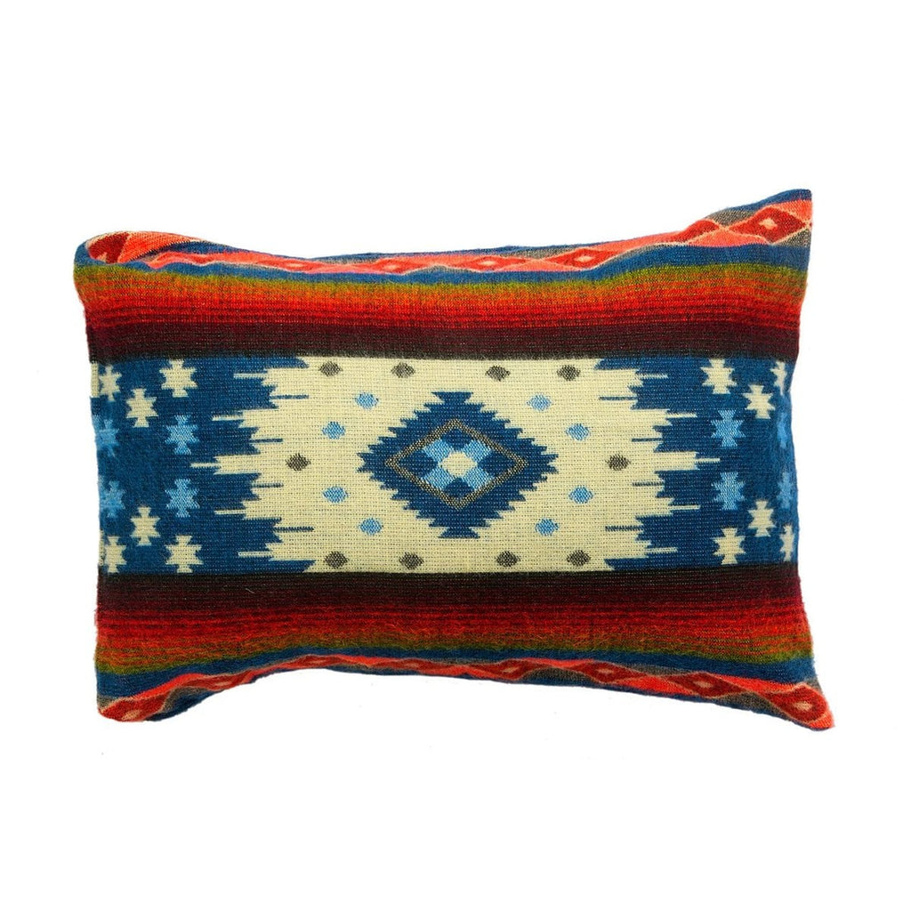 Kussen 40x60cm | Native Quilotoa Blue | inclusief binnenkussen van eendenveren