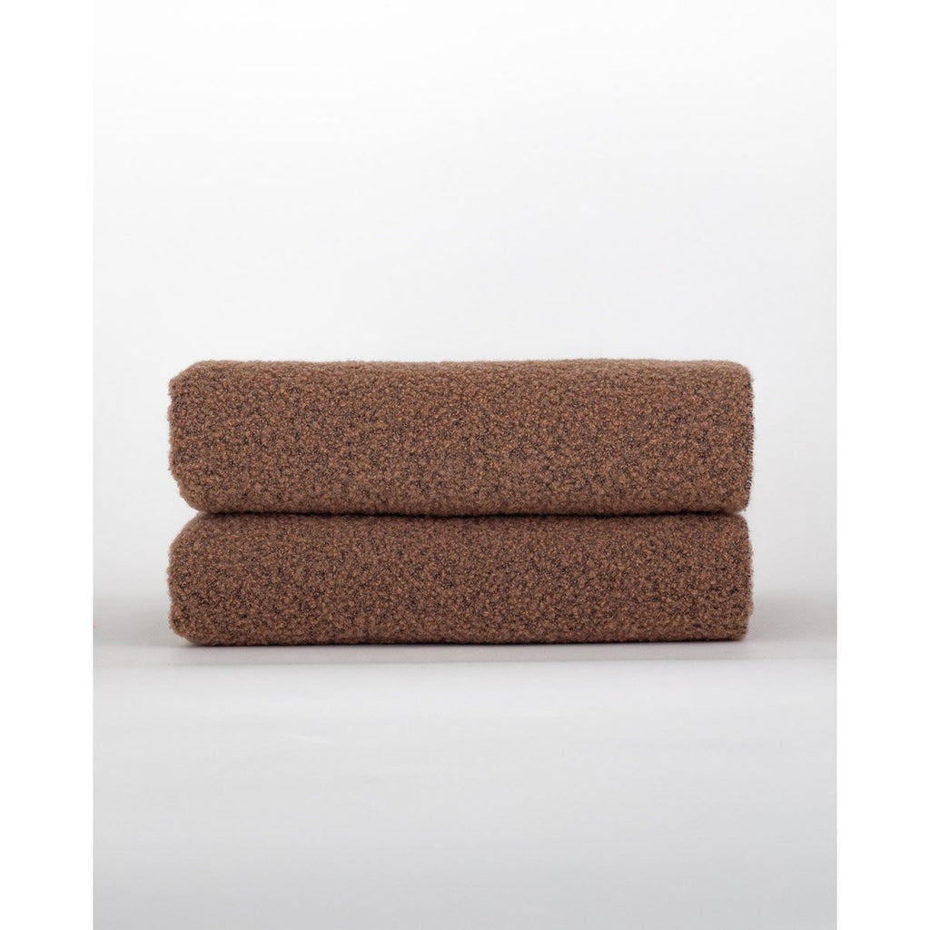 Wol (80%) Polyester (20%) bouclé PARIS - bruin - 140x200