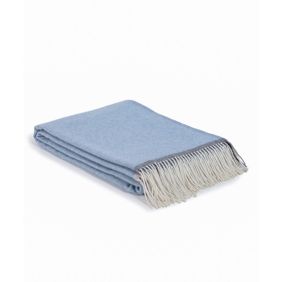 Merino/cashmere plaid MILANO - blue