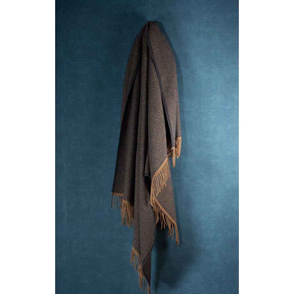 Wool blanket VENEZIA Blue
