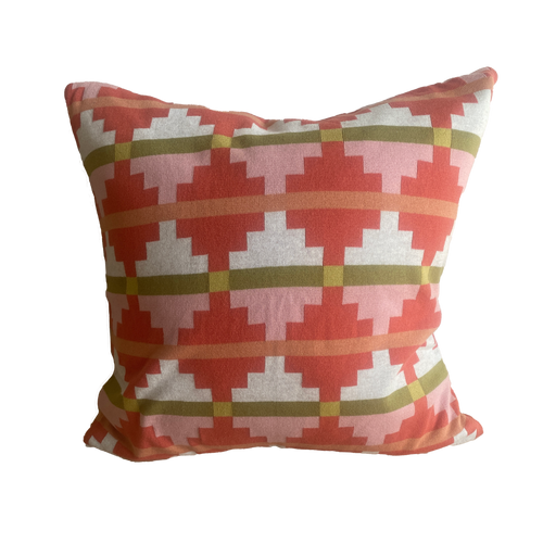 Alf Kussensloop Rood, zacht jacquard gebreid katoen