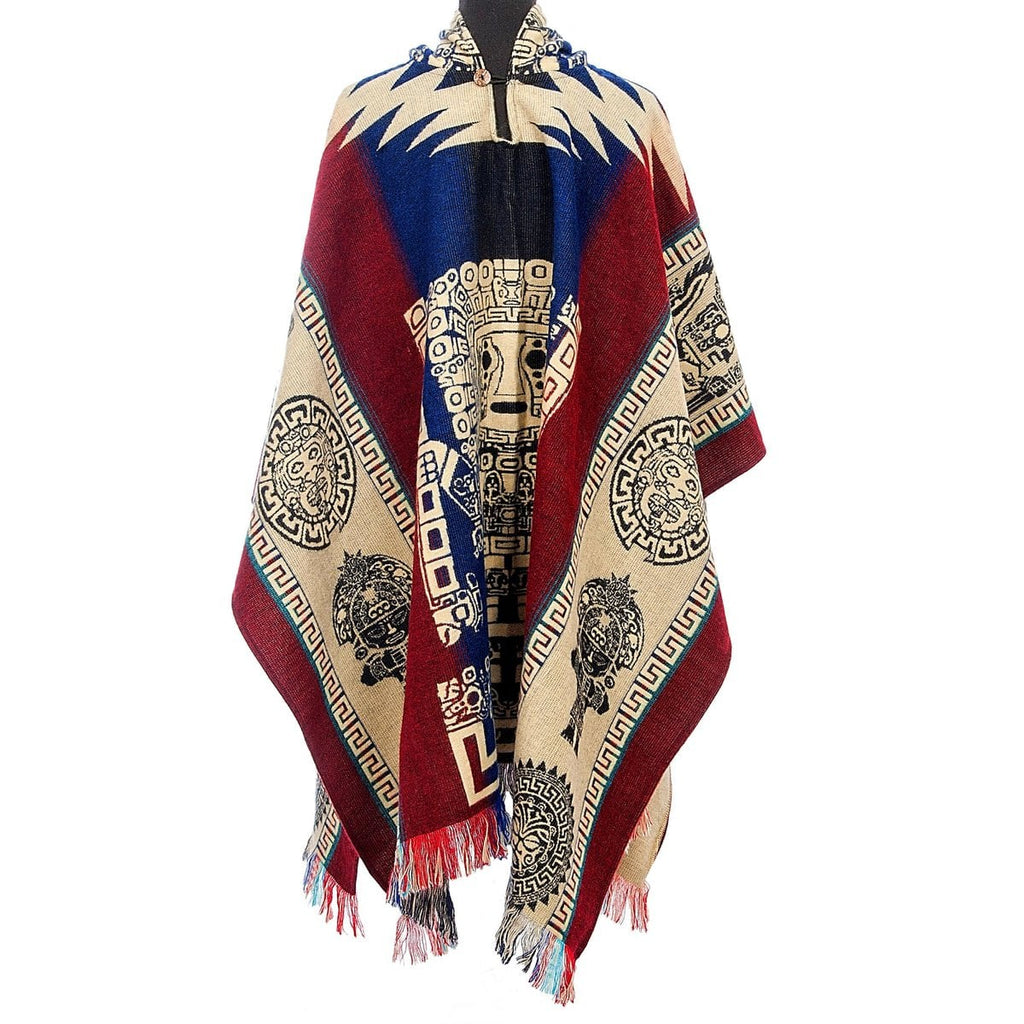Alpaca Poncho Indigenous Pattern | Inca Design