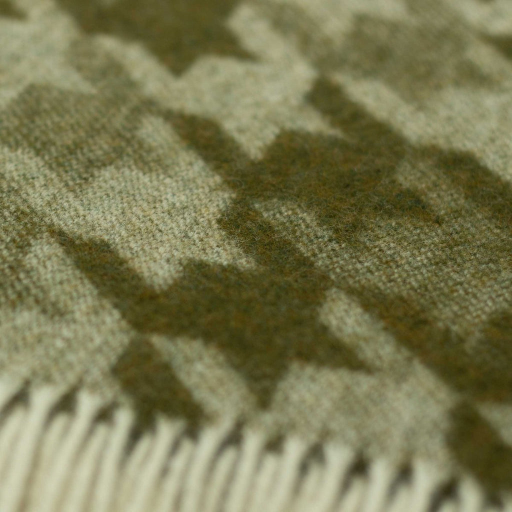 Wool blanket LUCCA green