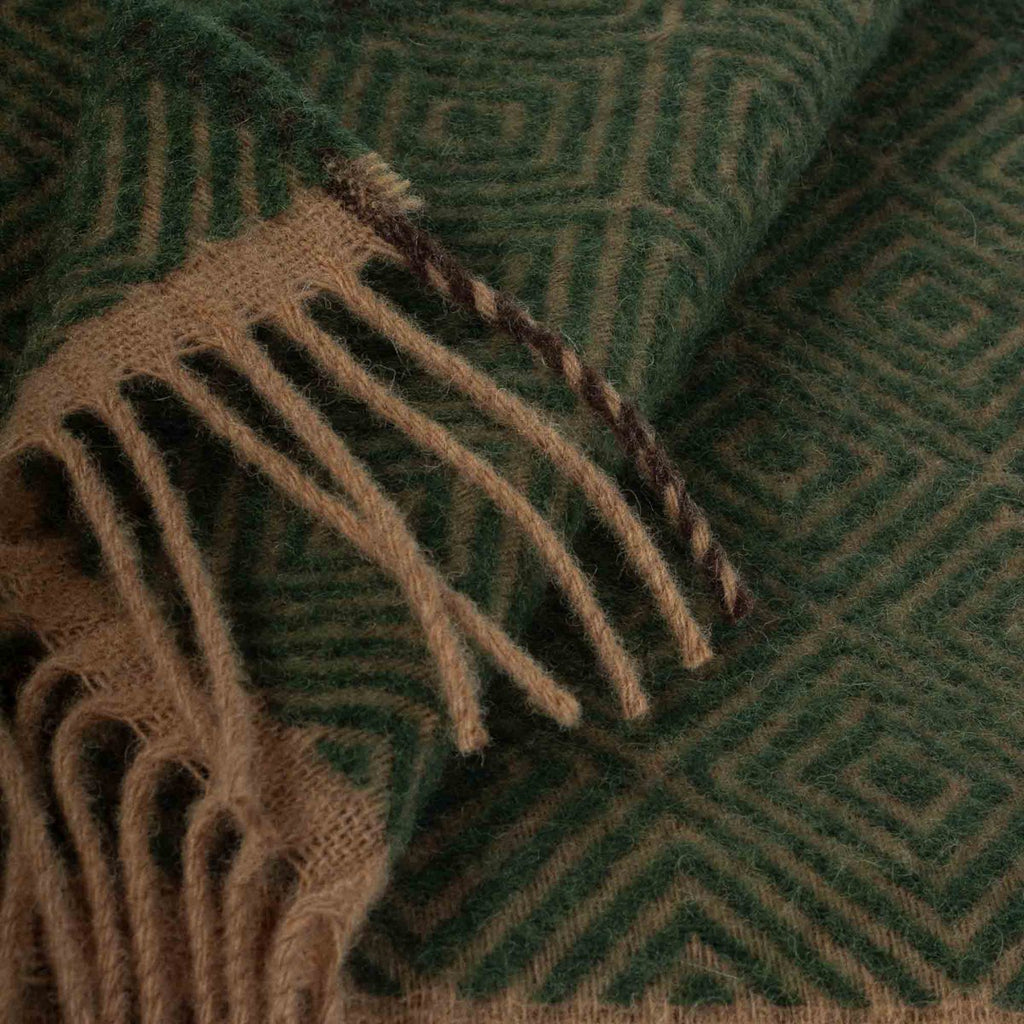 Wool blanket VENEZIA Leaf