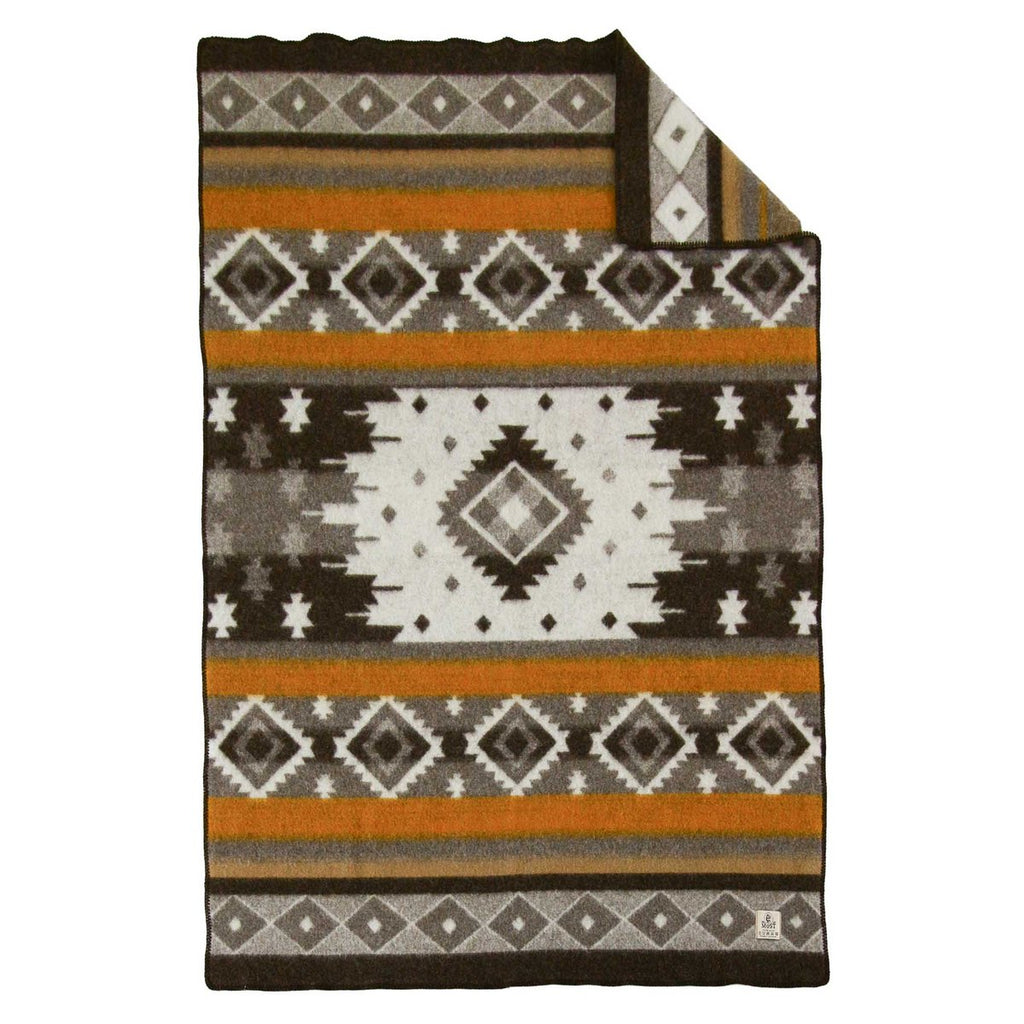 Wollen beddeken TRIBE - dubbel - brons