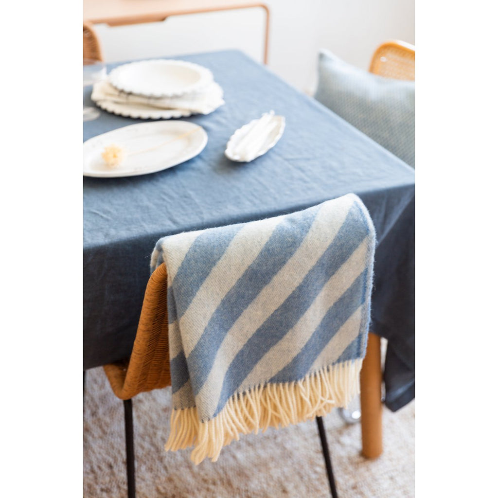 Filip Blue Zachte lichtgewicht zuivere Noorse wollen deken