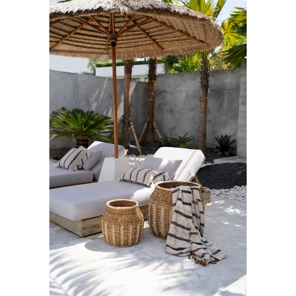 De s'il vous Plaid - Boheems Wit - 170x130 - Katoen