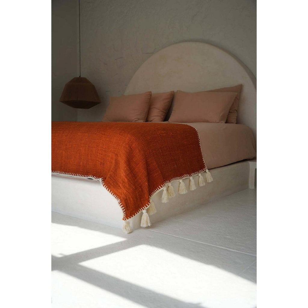 The Stitch Bedspread - Terracotta
