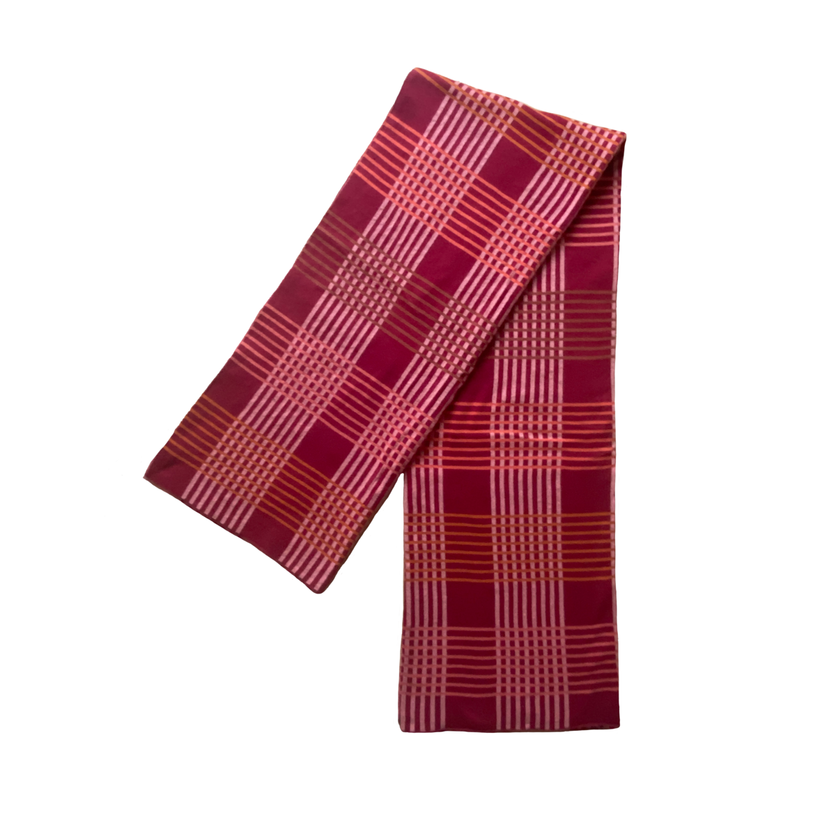 Ruth Deken Rood zacht jacquard gebreid katoen