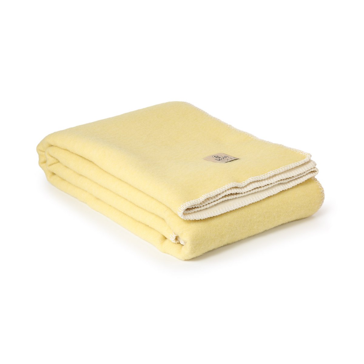 Wol (100%) - geel - 140x200