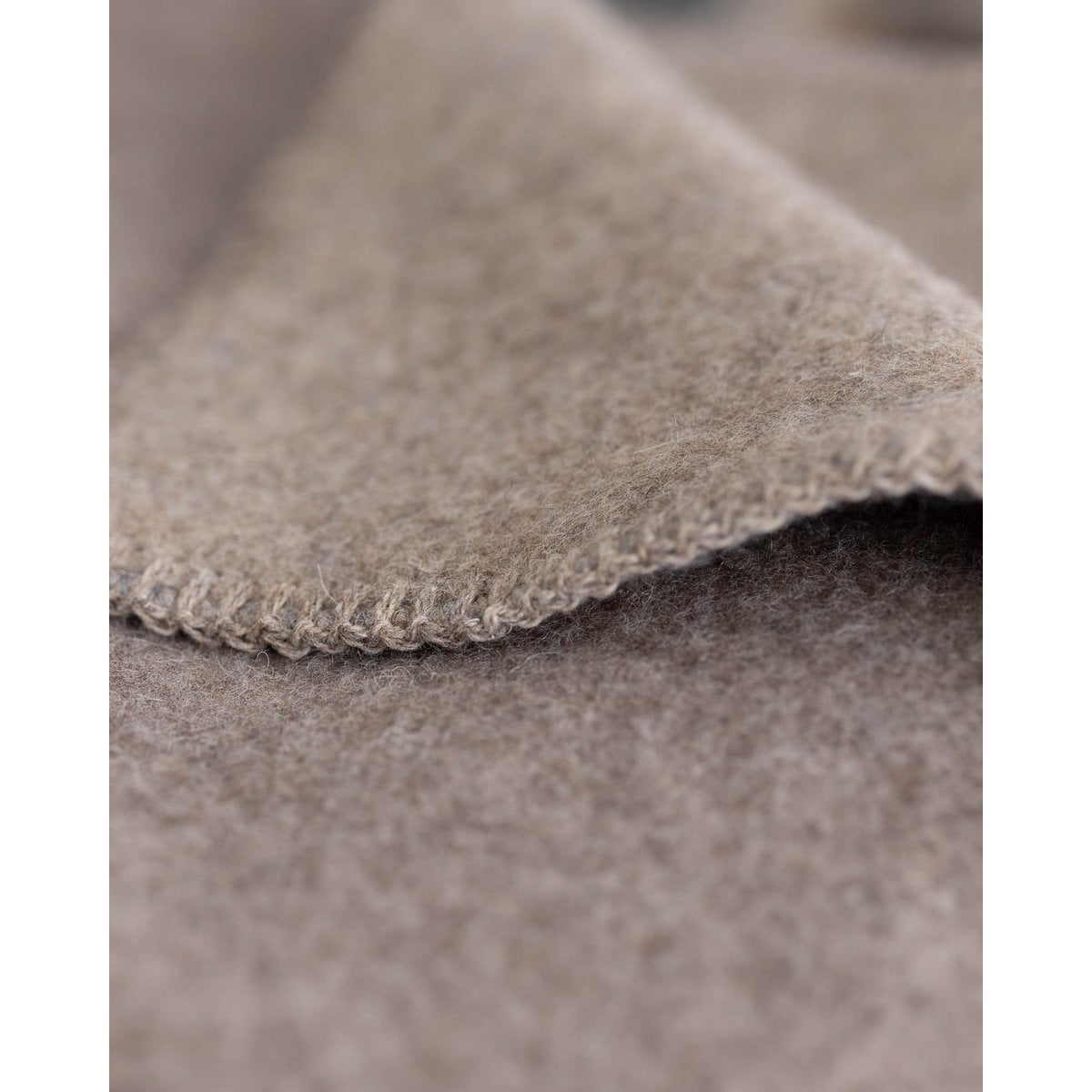 Merino wool blanket brown