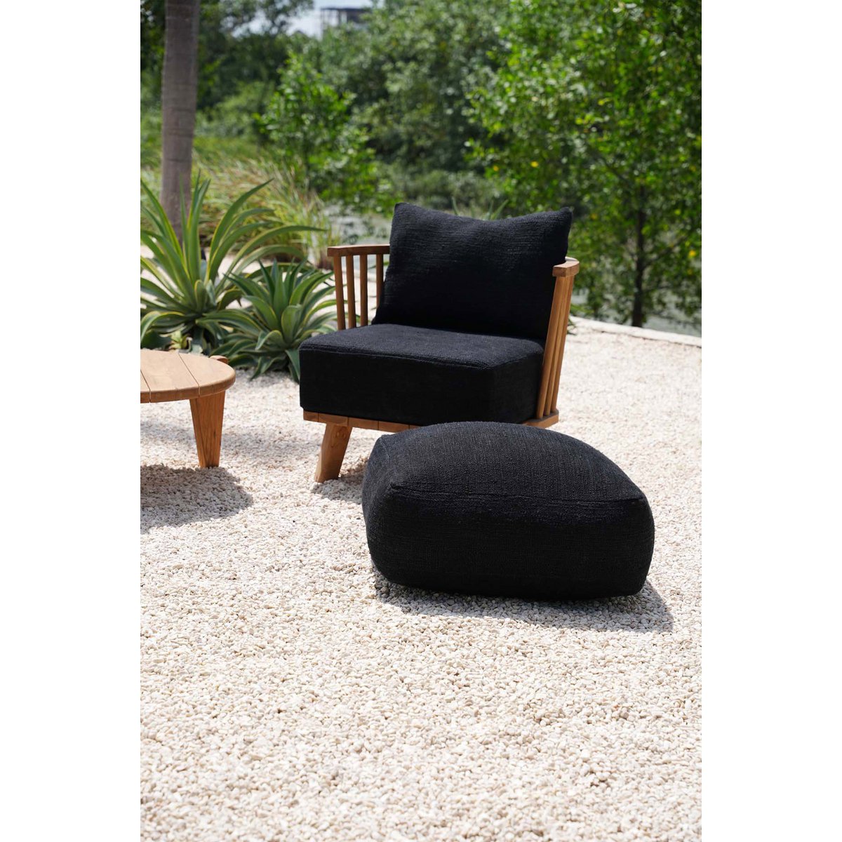 The comfortable pouf - Black