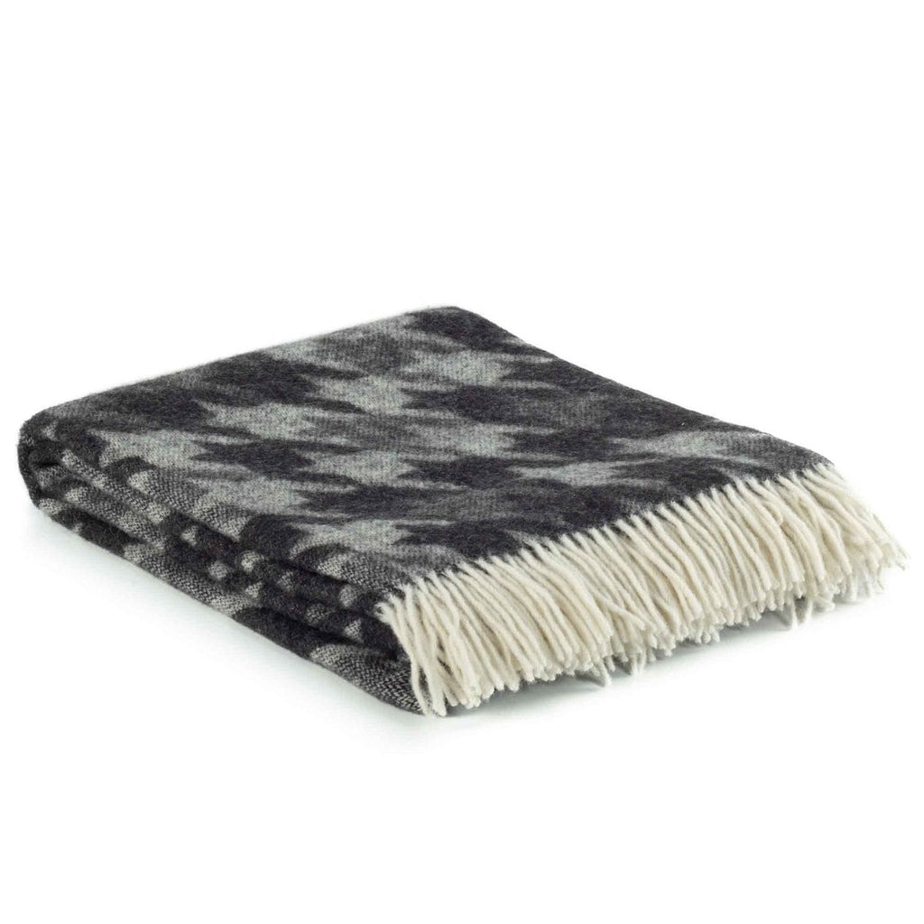 Wool blanket LUCCA gray
