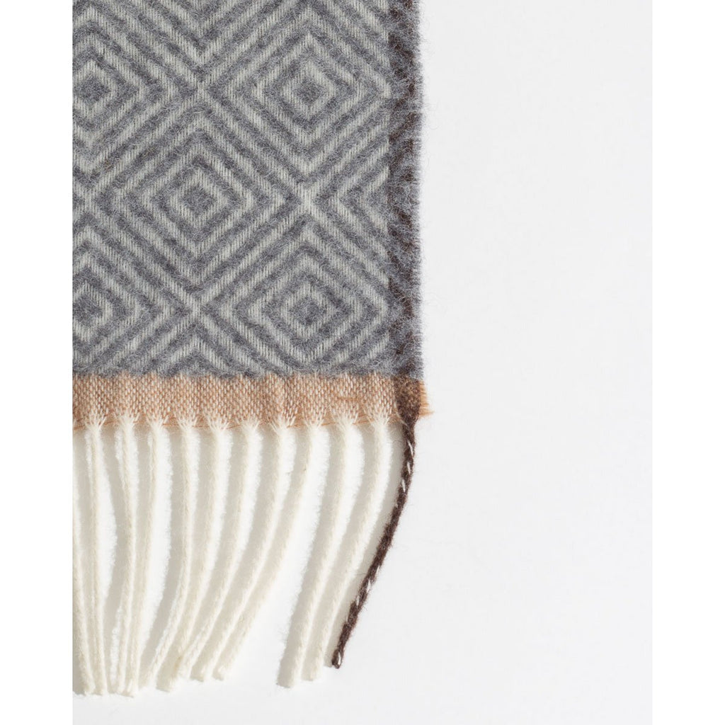 Wool throw blanket venezia gray