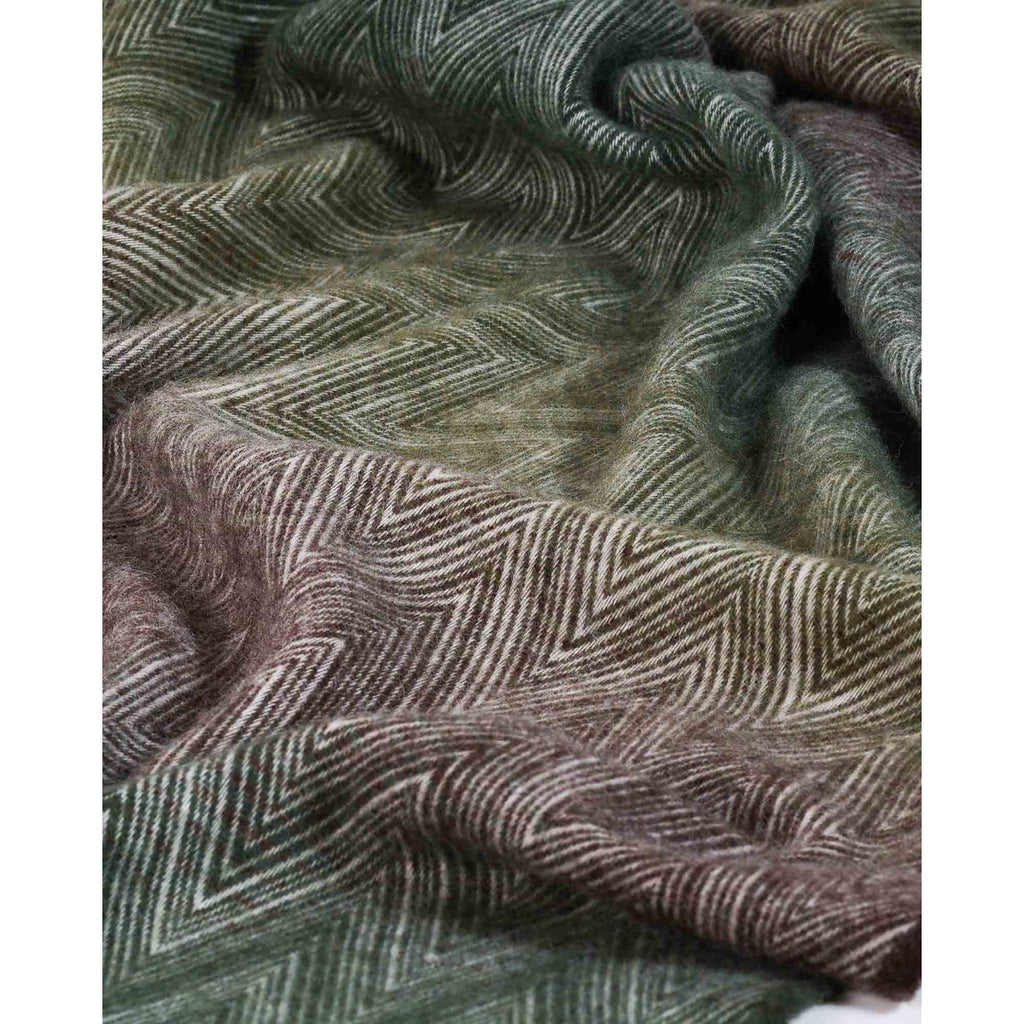 Wool blanket MISSONI Foresta - multi-colored green