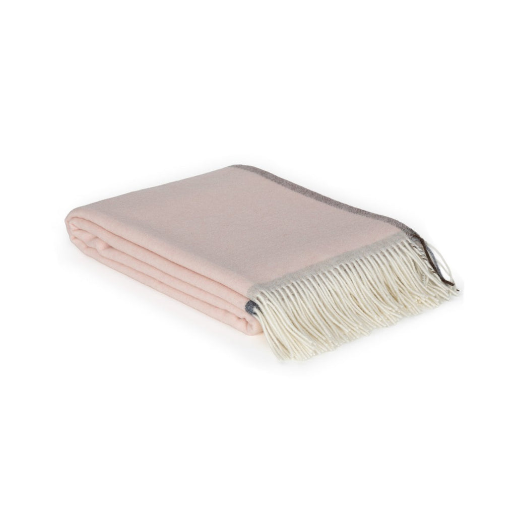 Merino/Cashmere Throwd Blanket Milan Rosa Orlo