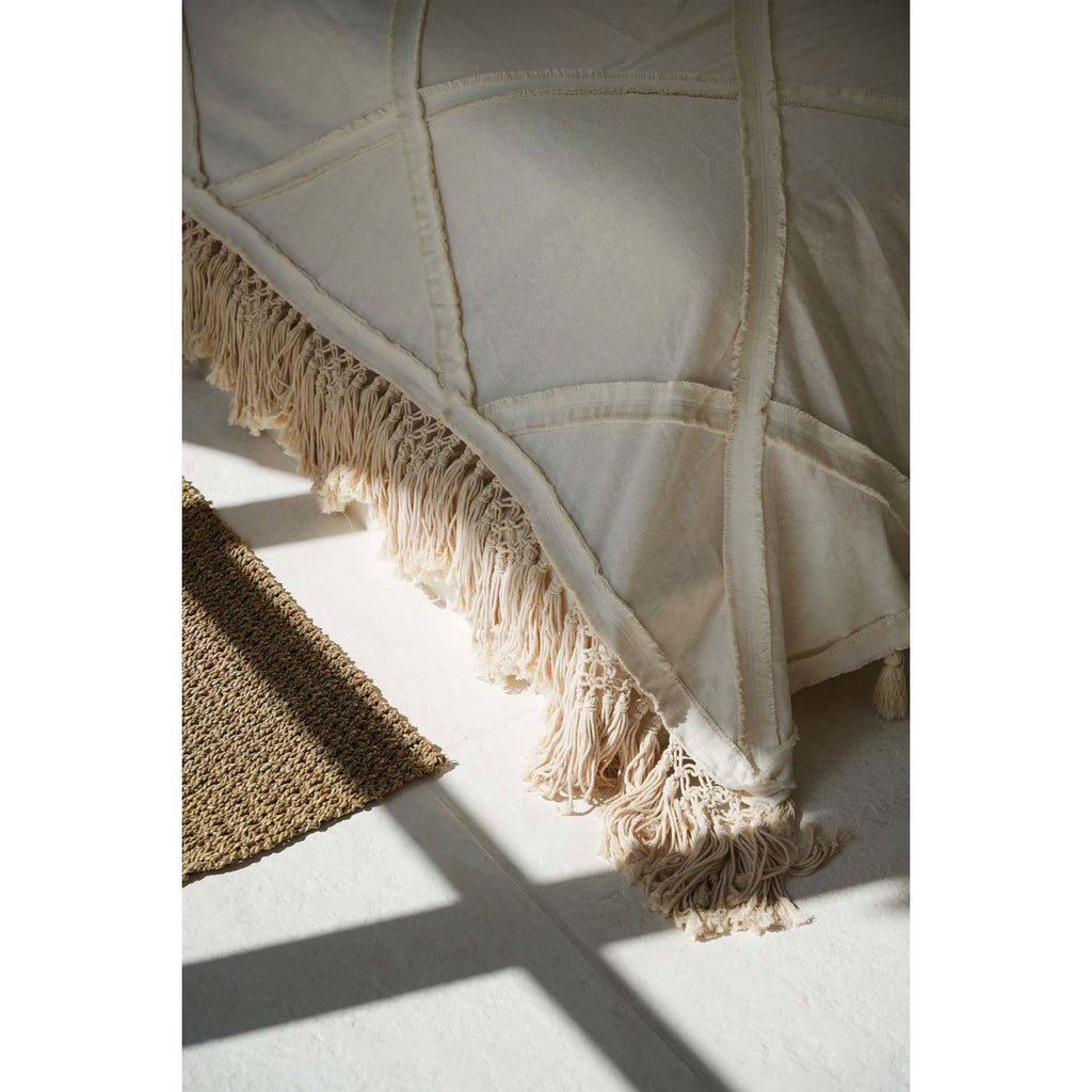 De Berber Bedsprei - Naturel