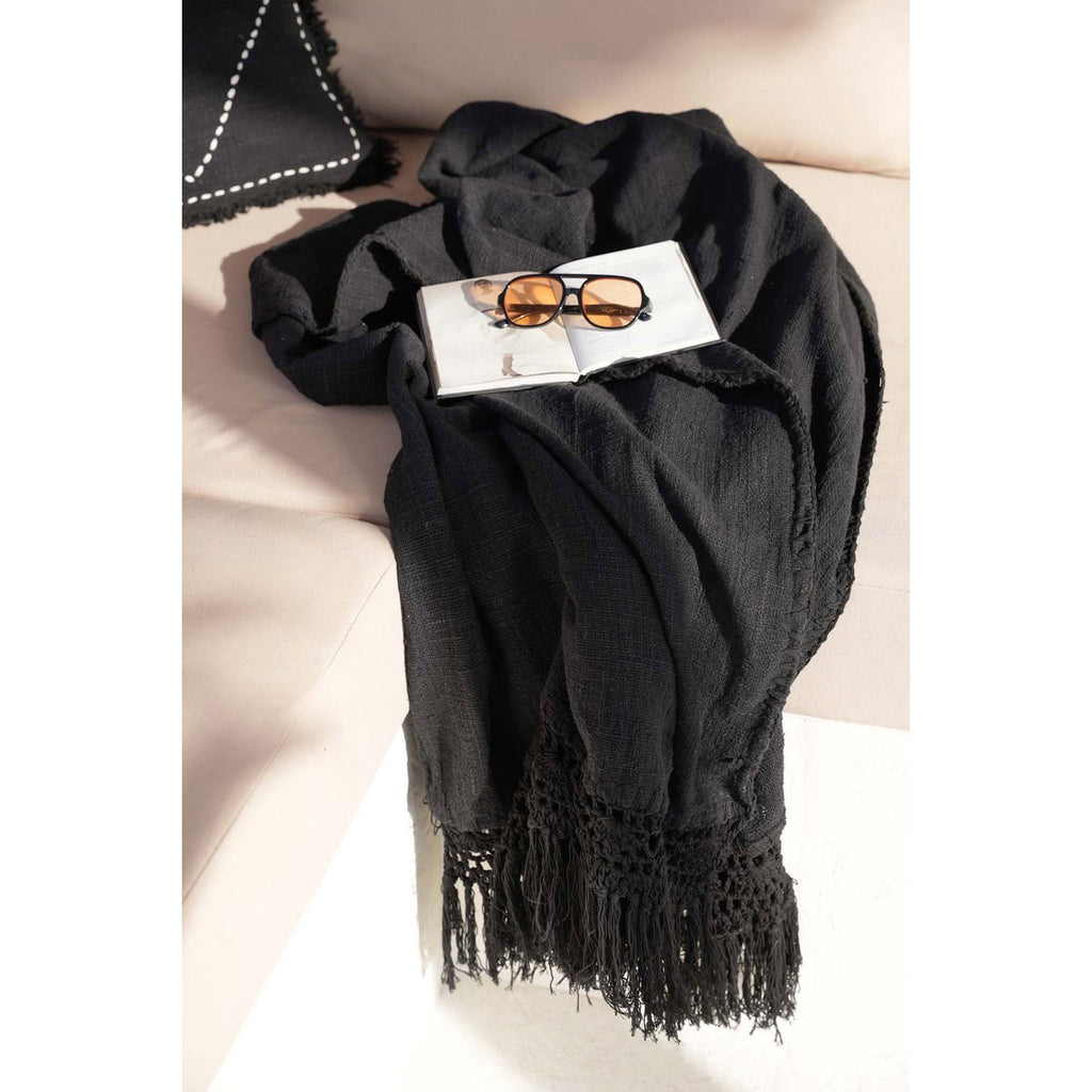 De Gypsy Bedsprei - Zwart