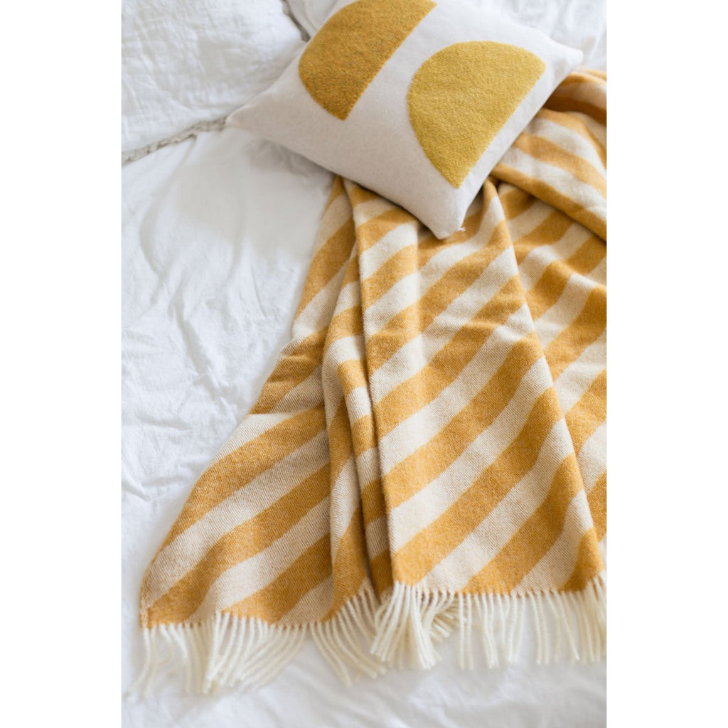 Filip Gele lichtgewicht deken van puur Noorse wol
