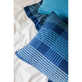 Kussenhoes - Ruth - blauw - katoen - 50x50