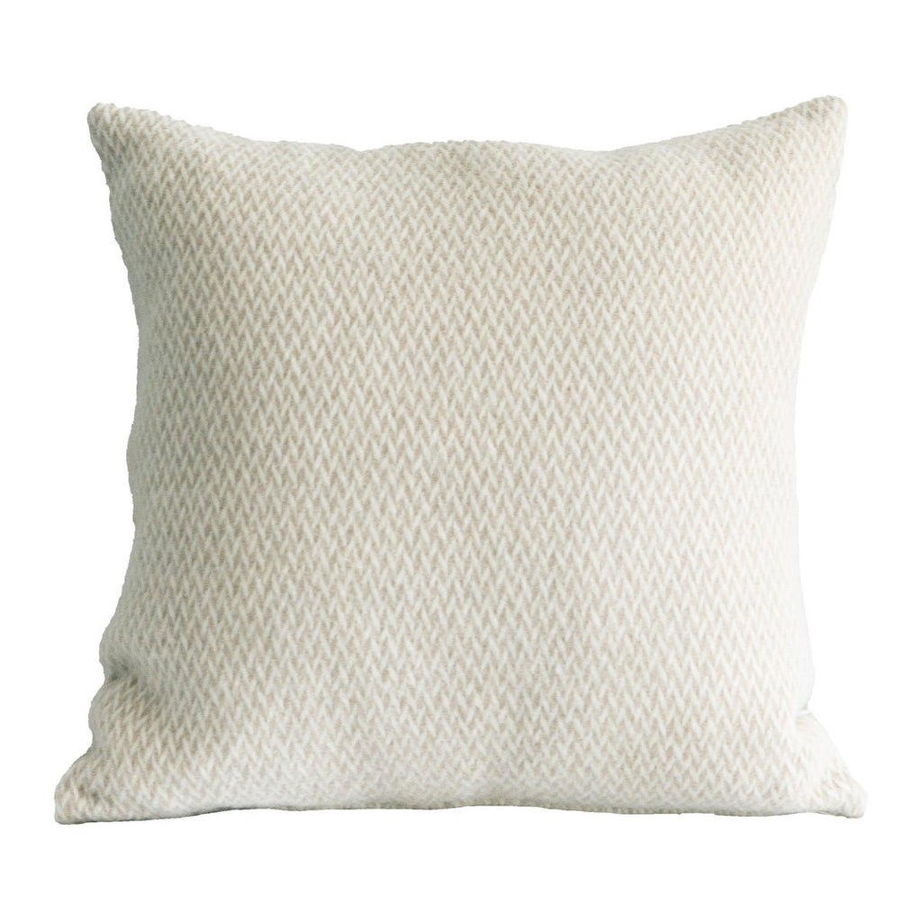 Fanny wollen kussenhoes, crème