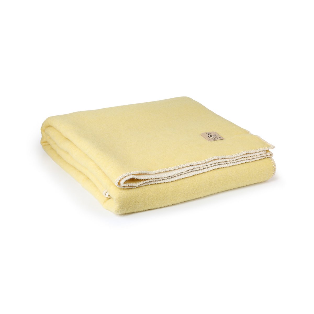 Wol (100%) - geel - 140x200