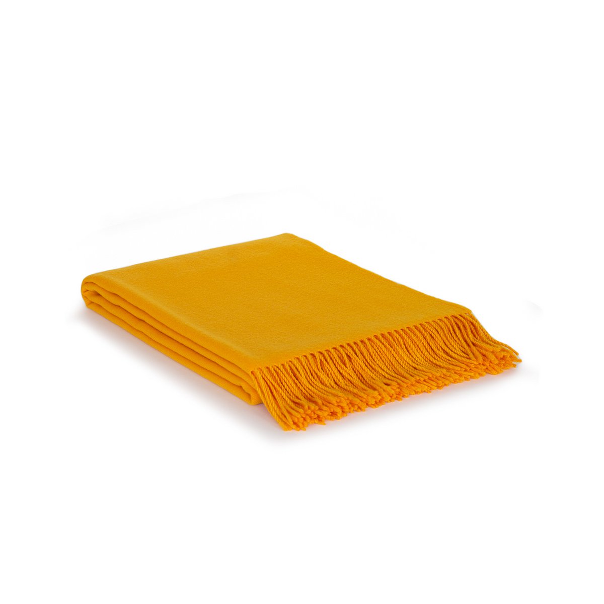 Wool throw blanket Rio yellow