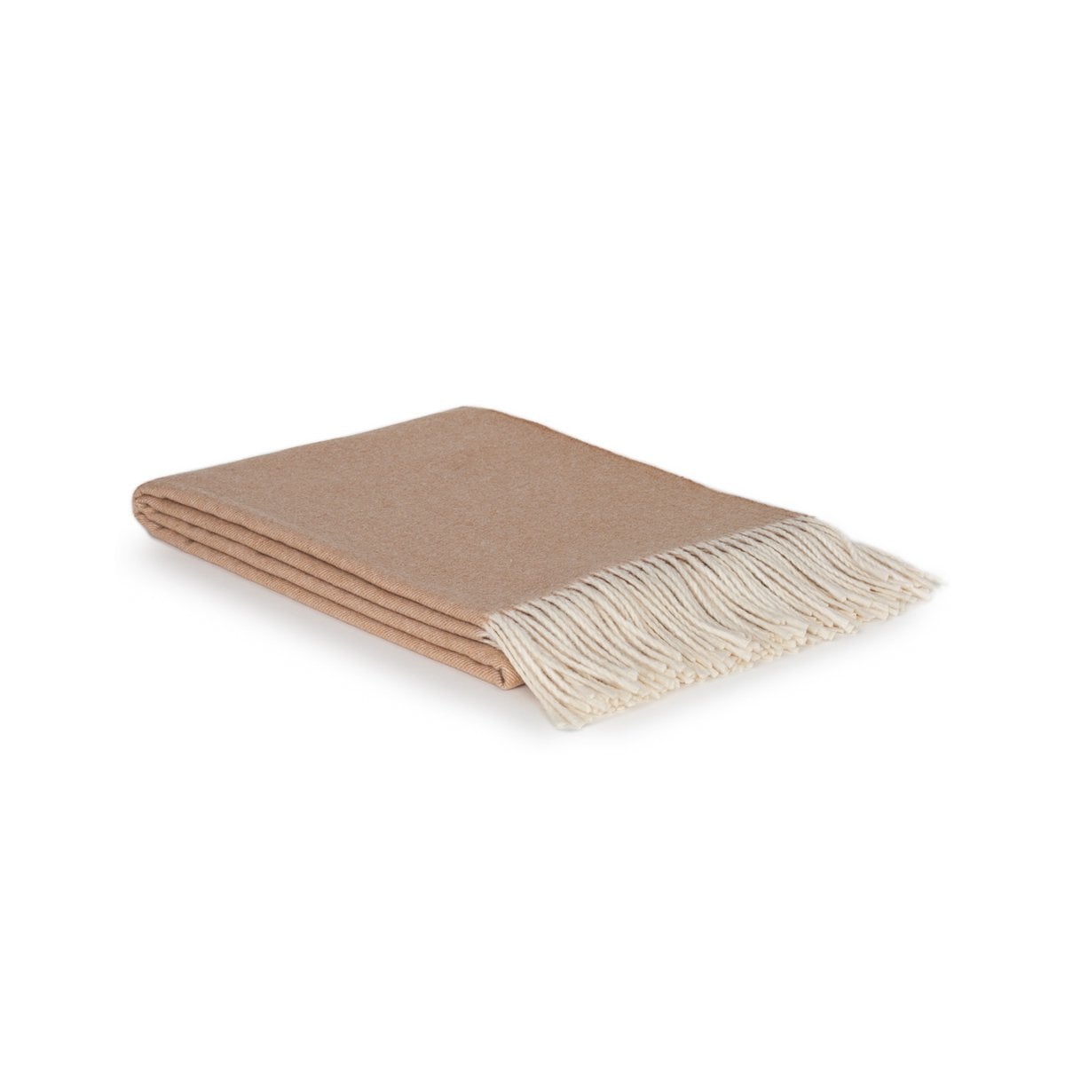 Merino/Cashmere Throwd Blanket Tibet Beige