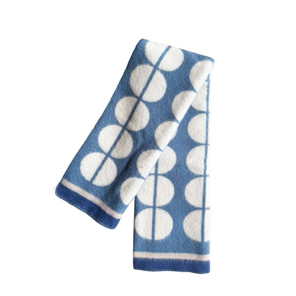 Felix blauwe zachte Noorse wollen deken