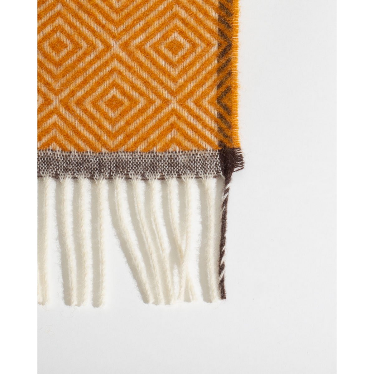 Wool throw blanket venezia yellow