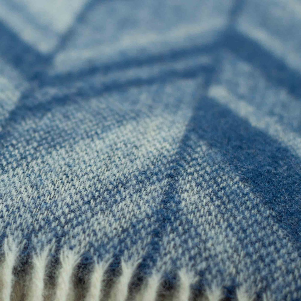 Wool blanket VERONA blue