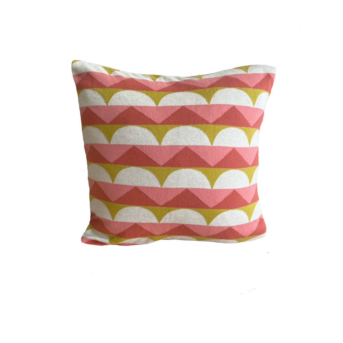 Toby kussen-dek rood, zacht jacquard gebreide katoen