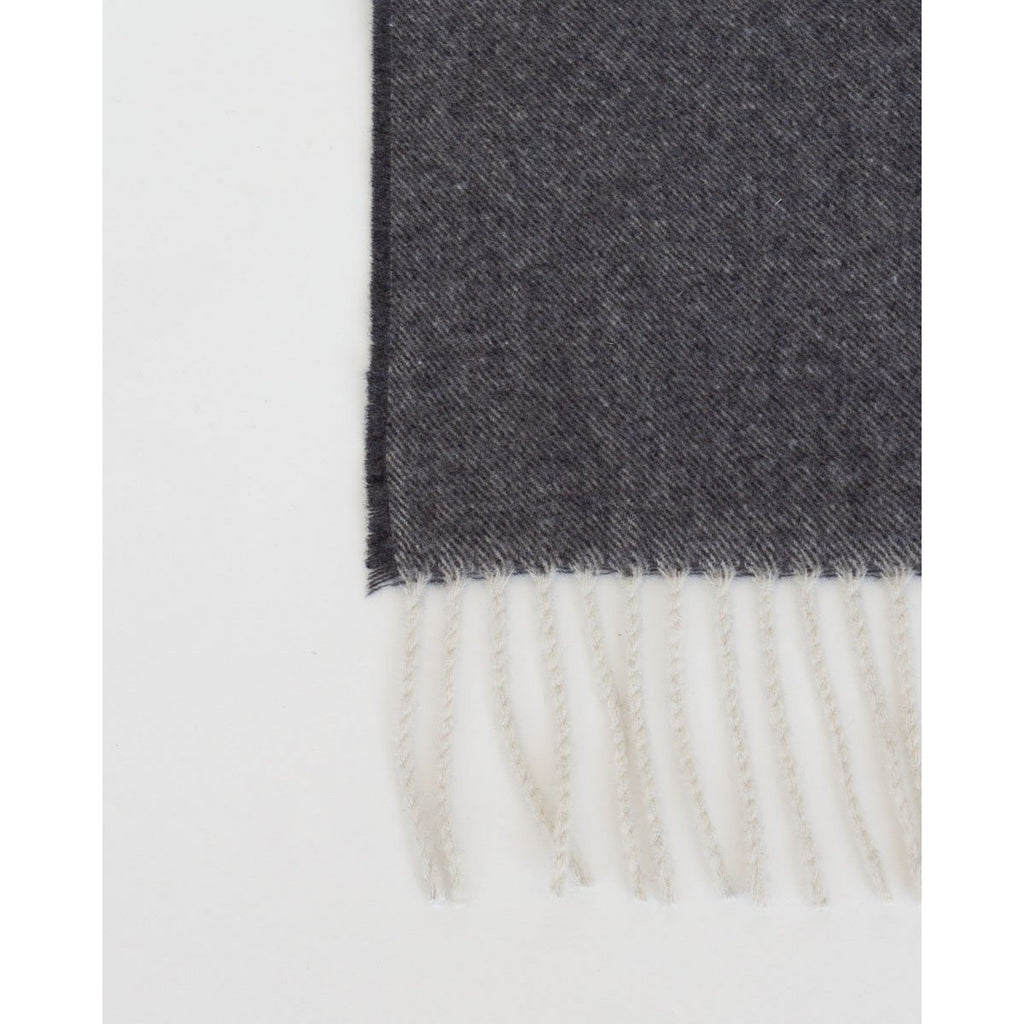 Merino/Cashmere Throwd Blanket Tibet Dark Grey