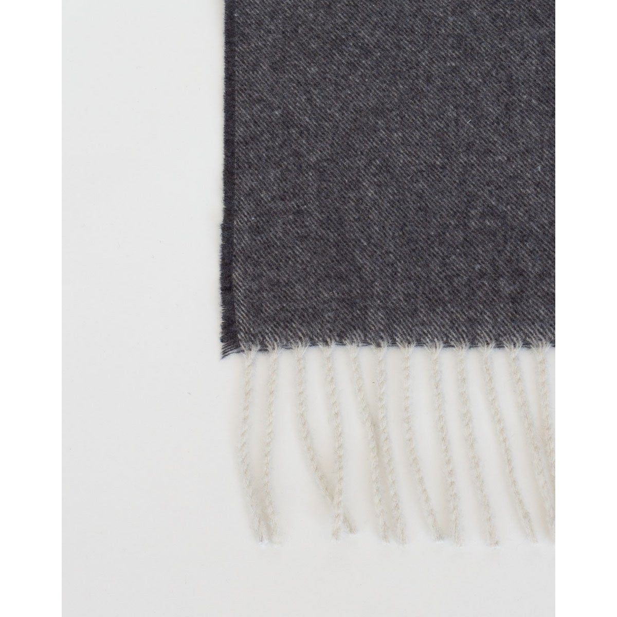Merino/Cashmere Throwd Blanket Tibet Dark Grey