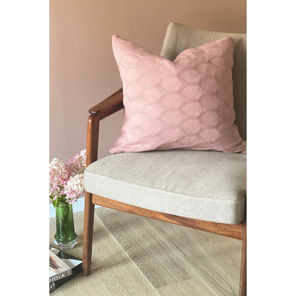 Herdis kussen-dekblush roze