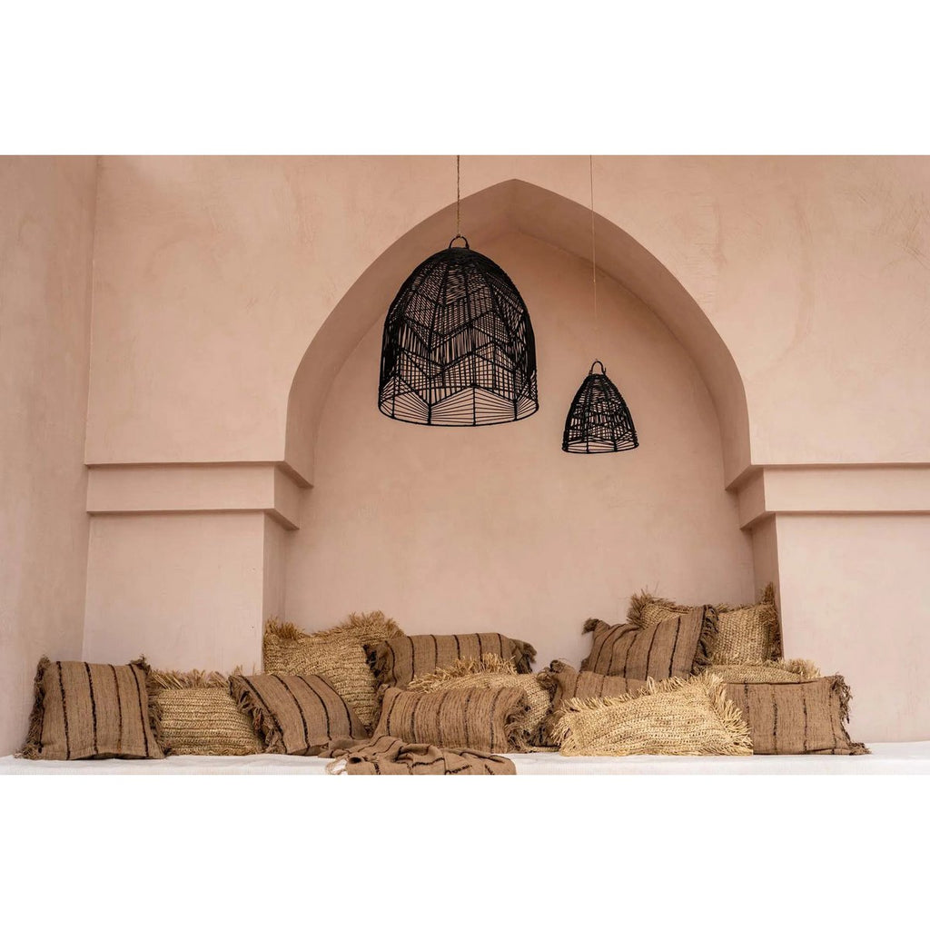 The Oh My Gee Cushion Cover - Beige Black - 40x40